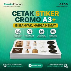 Print Stiker Cromo  A3+