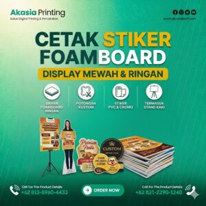 Cetak Stiker Foamboard