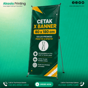 Cetak X Banner 80 x 180 cm