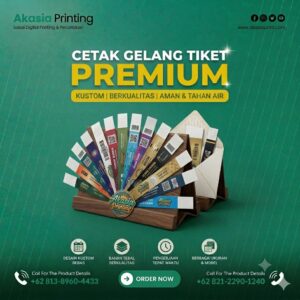 Cetak Gelang Tiket