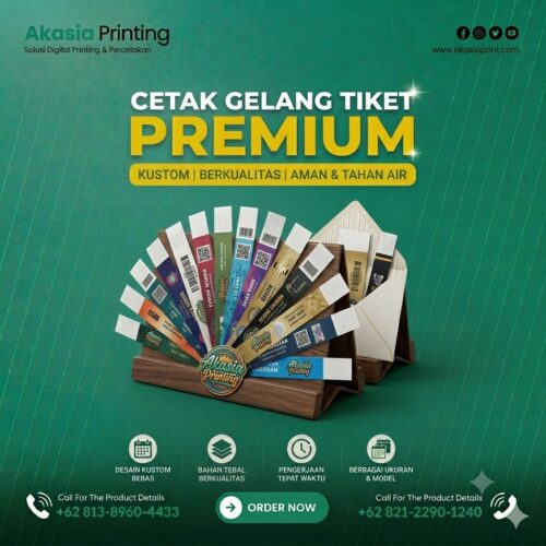 Cetak Gelang Tiket