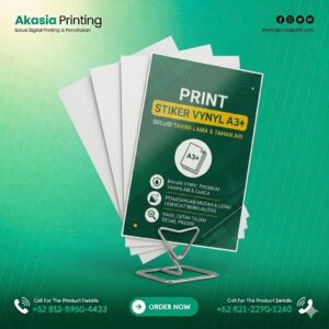Print Stiker Vynil A3+