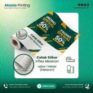 Cetak Stiker Inflex Meteran